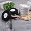 Snow gauze ribbons are in stock and available for 2.5cm gold-rimmed wide-edge wedding decoration DIY gift packaging ribbons Specification image